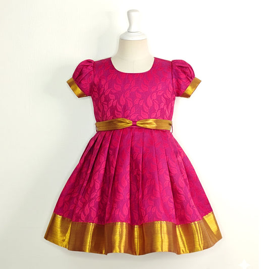 Traditional Frock for Baby Girl – Ethnic Party Wear Dress