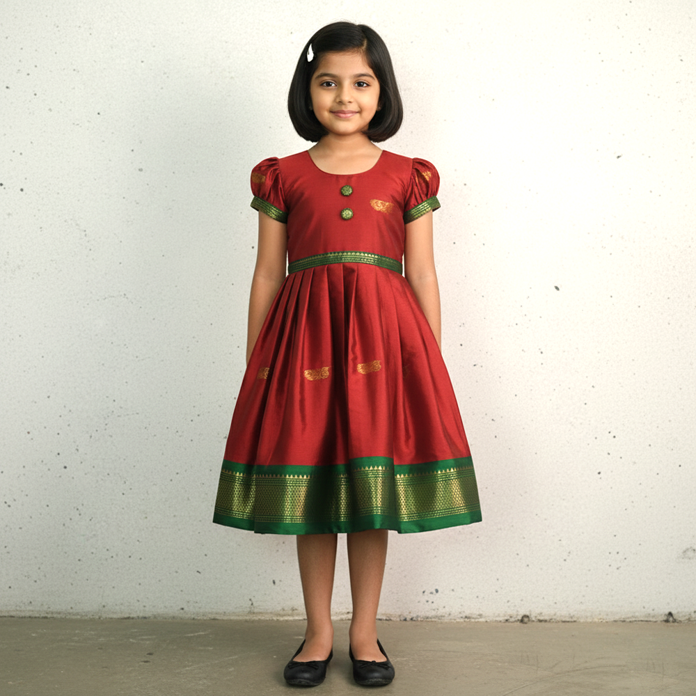 Traditional Frock for Girls – Elegant Occasion Wear