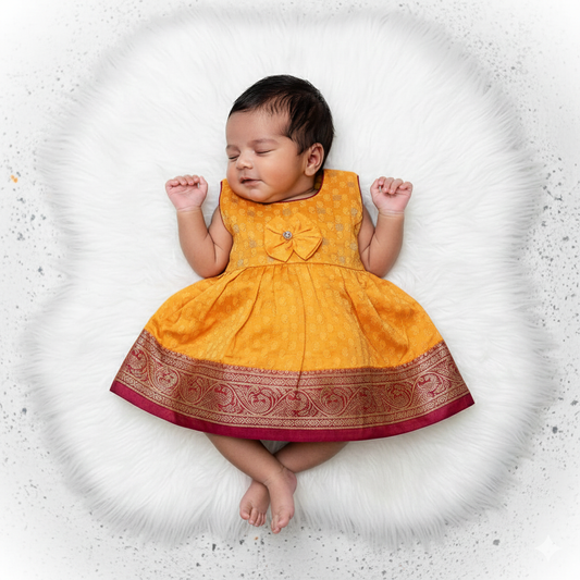 baby girl festive occasion ethnic frock