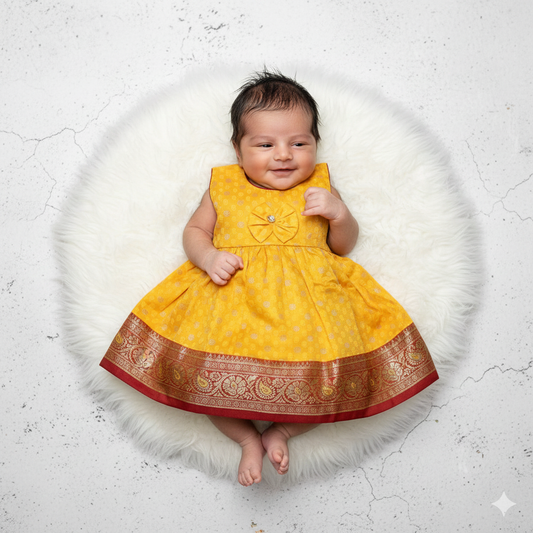 baby girl stylish traditional frock