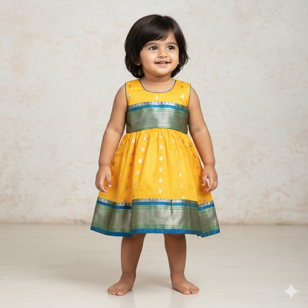 baby girl elegant occasion traditional frock