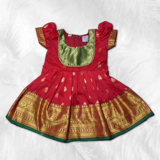 Gorgeous Traditional Frock for Girls – Festive & Ethnic Look