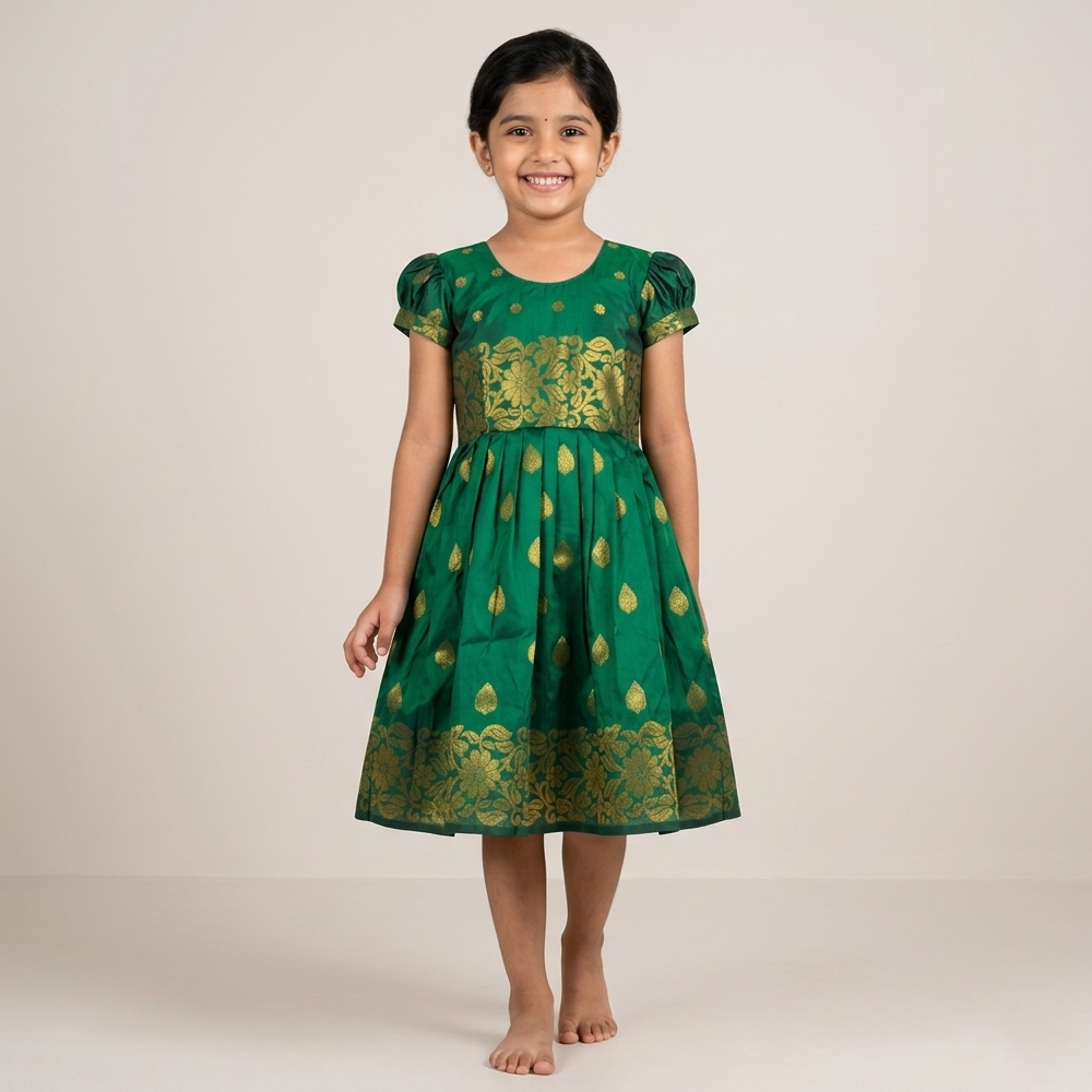 baby girl festive party traditional frock