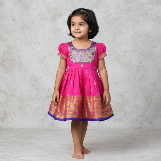 Royal Traditional Frock Design for Kids – Wedding Ready