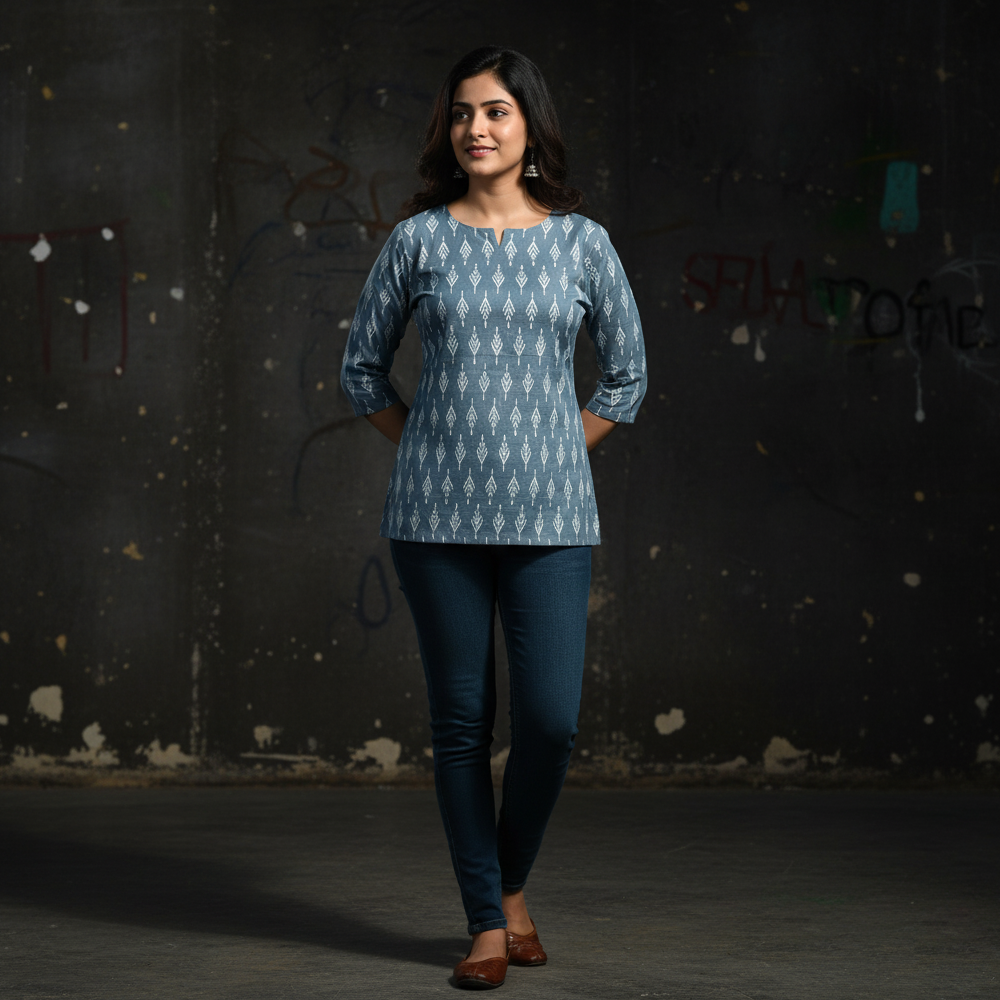 Modern Short Kurti for Daily Comfort