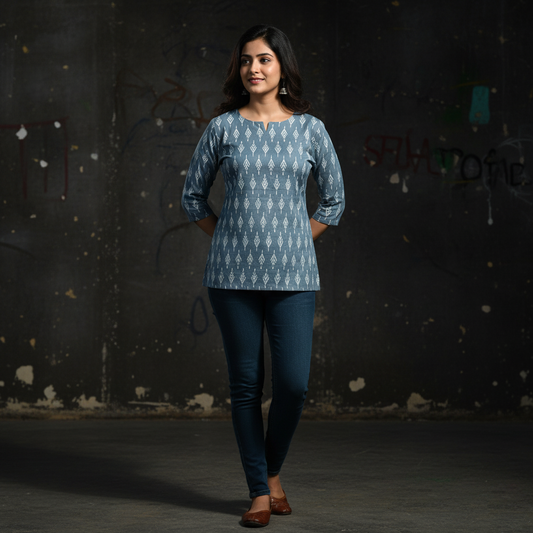 Modern Short Kurti for Daily Comfort