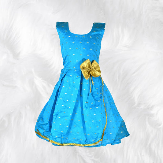 Chanderi Charm - Breathable Cotton Frock for Ultimate Comfort
