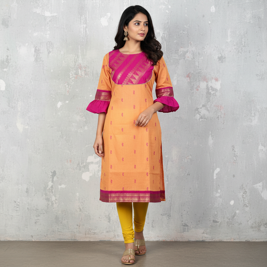 Soft & Breathable Cotton Women Kurtis