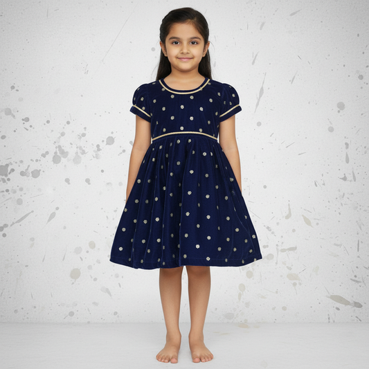 designer velvet birthday dress baby girl